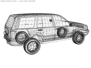 jeep grand cherokee 3D Model