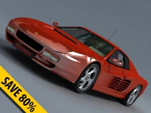 ferraritestarossa Modello 3D