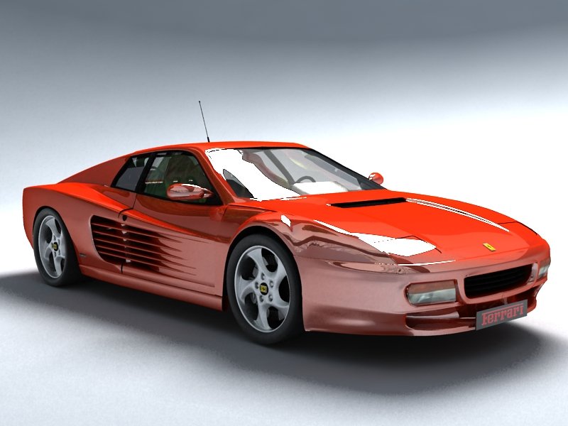Ferrari Testarossa 3d Model In Sport Cars 3dexport