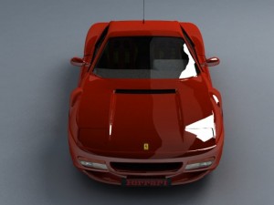 ferrari testarossa Modello 3D