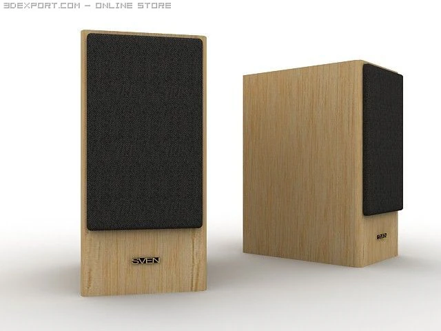 speakers sven af 210 3D Model .c4d .max .obj .3ds .fbx .stl .blend