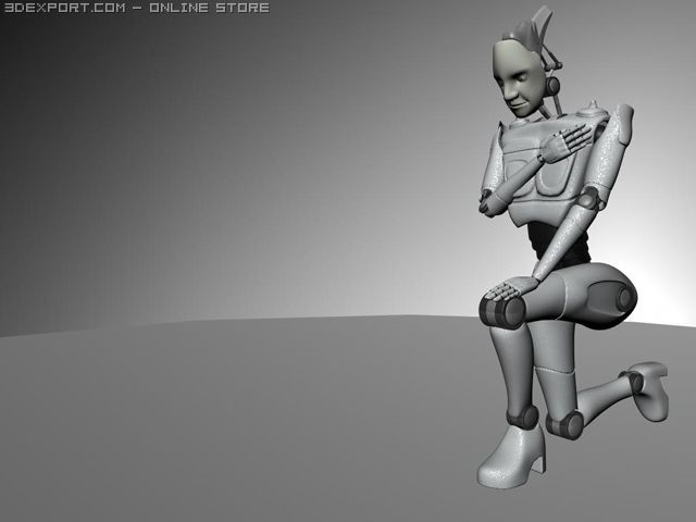 Combat Robot Free 3D Model in Robot 3DExport