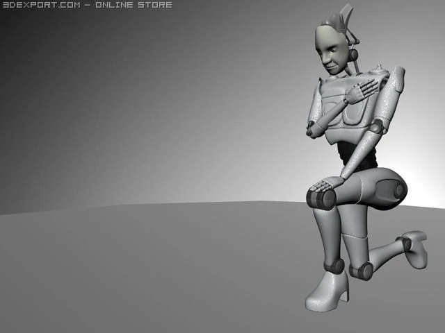 robot Modèle 3D .c4d .max .obj .3ds .fbx .stl .blend 
