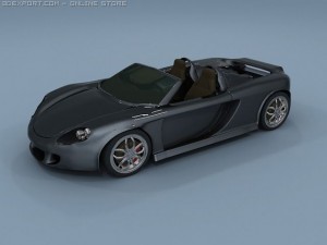 porsche carrera gt 3D-Modell