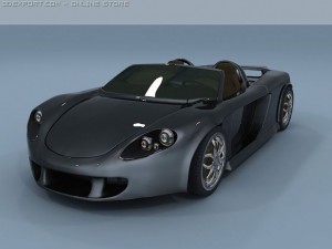 porsche carrera gt 3D Model