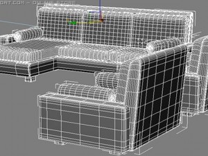 sofa set 3D Model