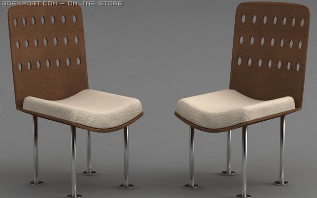 chair Modello 3D .c4d .max .obj .3ds .fbx .stl .blend 