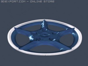 porsche rim 3Dモデル