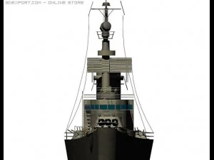 ca 134 and carrier navy pack 3D Model