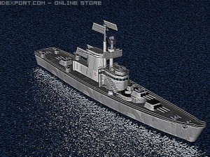 ca 134 and carrier navy pack 3D Model