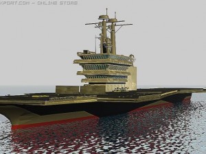 ca 134 and carrier navy pack 3D Model