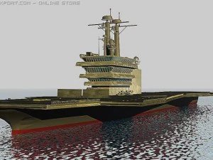ca 134 and carrier navy pack 3D Model