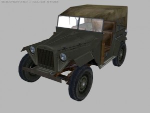 gaz 67 3D Model