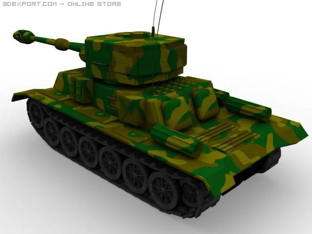 найкращий танк 3D Модель .c4d .max .obj .3ds .fbx .stl .blend 