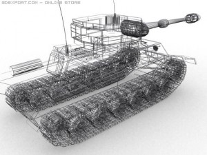 best tank Model 3D