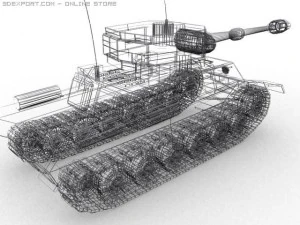 найкращий танк 3D Модель