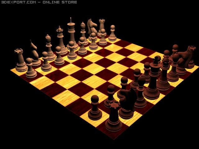 chess 3D Model .c4d .max .obj .3ds .fbx .stl .blend 