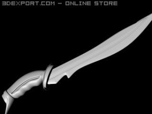 elf sword 3D Модель