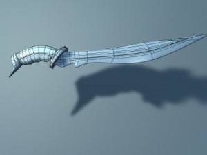 elf sword 3D Модель