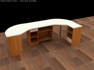 desks 3D Model