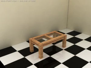 g-w st&oacute;ł Model 3D