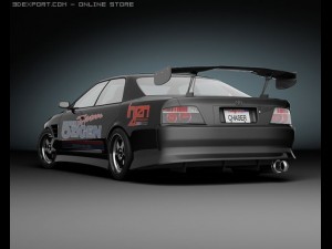 toyota chaser jzx100 Model 3D