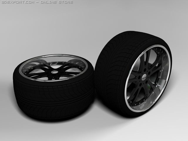 falken wheel Model 3D .c4d .max .obj .3ds .fbx .stl .blend 