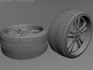 falken wheel Model 3D