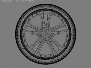 falken wheel Model 3D