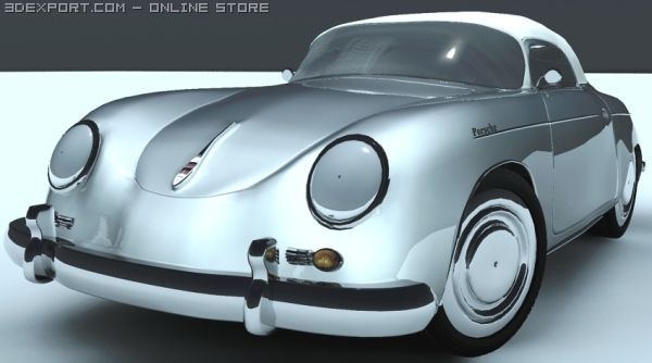 porshe 356 a 3Dモデル .c4d .max .obj .3ds .fbx .stl .blend 