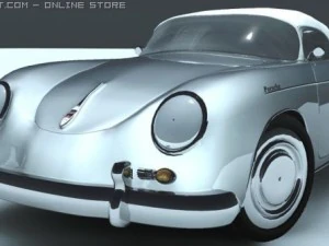 porche 356a Modelo 3D
