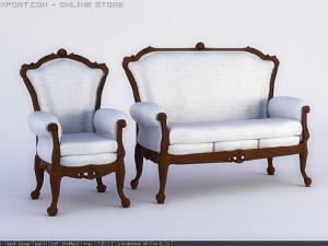 chair sofa arredo 3D Модель