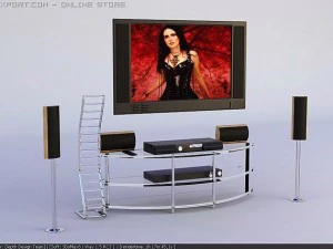 paket sistem hifi 1 Model 3D