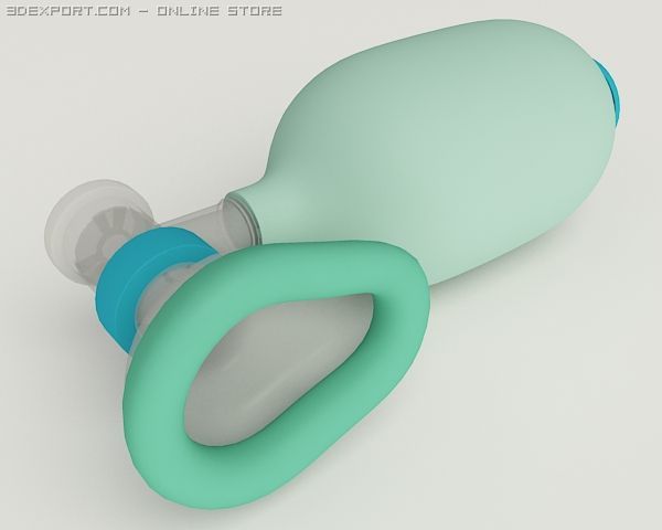 ambu bag 3D Модель .c4d .max .obj .3ds .fbx .stl .blend