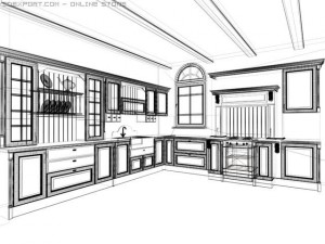 kitchen rafaelo okos 3D Model