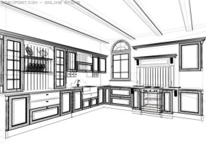 kitchen rafaelo okos 3D Model