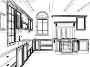 kitchen rafaelo okos 3D Model