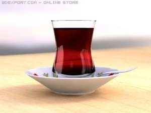turkish tea 3D Модель