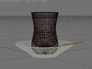 turkish tea 3D Модель