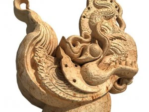 contro il drago Modello 3D