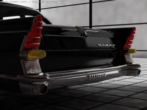 gaz 13 chaika 3D Modell