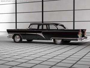 gaz 13 chaika 3D Modell