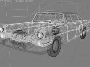 gaz 13 chaika 3D Modell