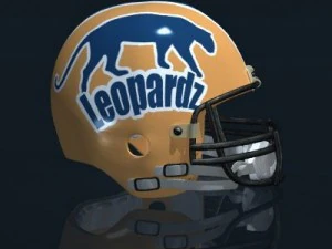 capacete de futebol Modelo 3D