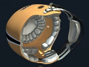 football helmet 3D 模型