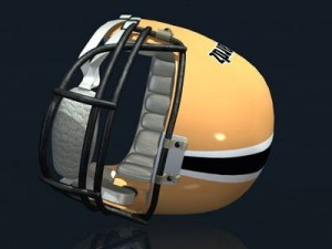 football helmet 3D 模型