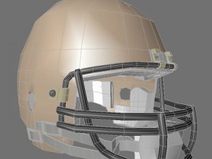 football helmet 3D 模型