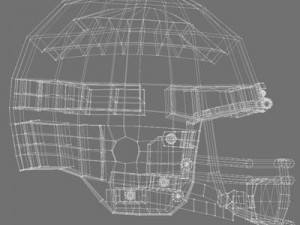 football helmet 3D 模型