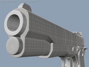 smith and wesson 1911 pistol 3D मॉडल