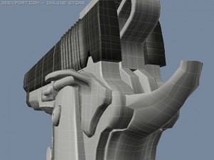 smith and wesson 1911 pistol 3D मॉडल